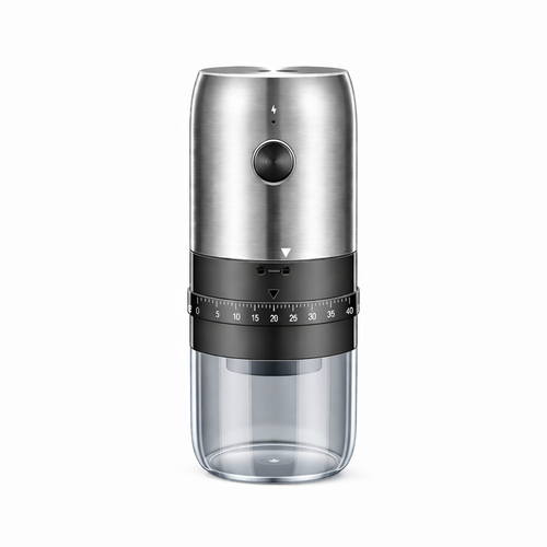 Portable Rechargeable Electric Coffee Grinder with USB-C